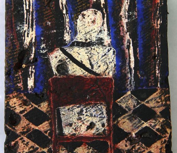 De la serie:  ¿Jaque mate a quién?164  centímetros cúbicosInstalación, mixta1994