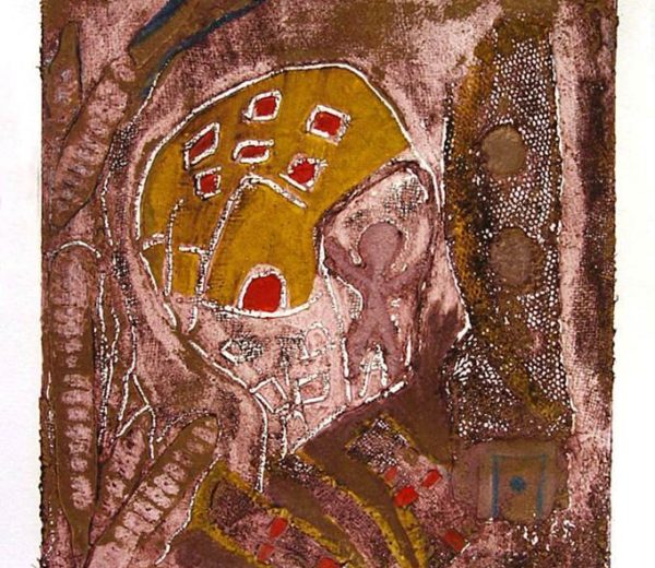 SIN TÍTULO 50 CMS X 70 CMS Grabado, colografía 1995
