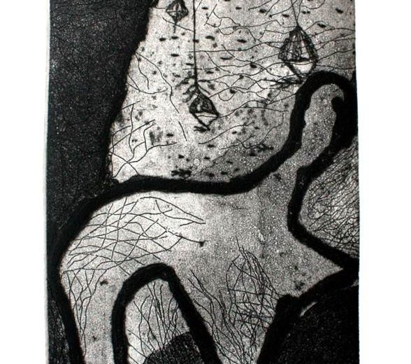 La conquista del espacio 150 CMS X  35 CMSGrabado calcográfico2010
